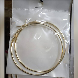 Round Hoop Earring For Women - 55mm