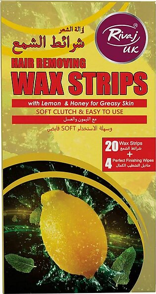 Rivaj UK - Hair Removing Body Wax Strips (Lemon & Honey)