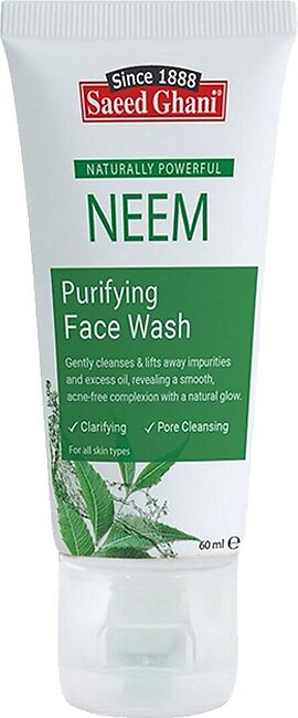 Saeed Ghani Neem Face Wash (60ml)
