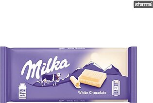 Milka White Chocolate Bar 100gm