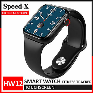 SpeedX Smart Watch HW12 Fitness Tracker Watch 2021 Collection - Touchscreen Round Dial Rotating Button