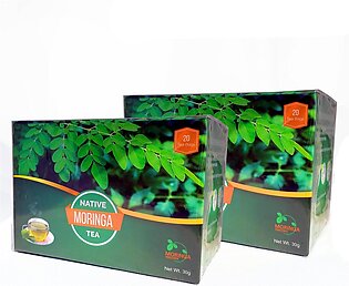 Pack Of Two - Moringa Miracle Herbal Green Tea 40 Teabags