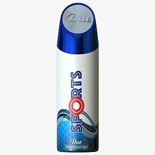 Due Fragrance Body Spray (Sports) 200 ML + (Free Gift Due Hair Color Sachet)