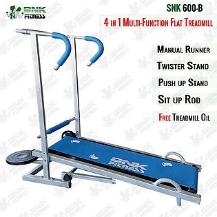 4 In 1 Multi Functional Foldable Flat Treadmill/running Machine Snk-600-b