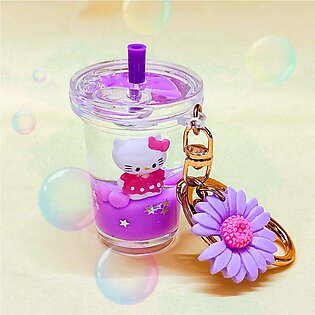 Keychains Acrylic Water Filled Jelly Cup (Gift Item)