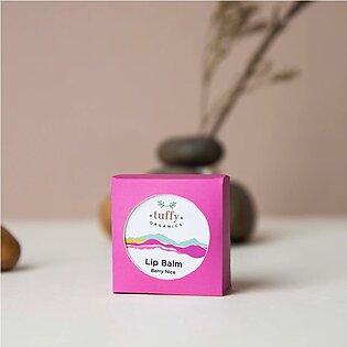 Tuffy Organics Berry Nice Moisturizing Lip Balm. Heals Dry Lips And Leaves A Fruity Smell And Tint.