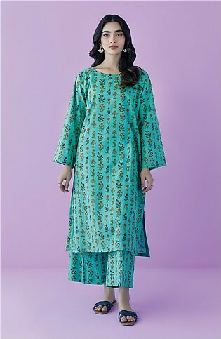 Orient Stitched 2 Piece Printed Lawn Shirt And Lawn Pant For Woman And Girls - Colour: Light Green -design Code: Nrds-23-098/s L.green - Collection: Orient Rtw Lawn Vol. Iii 2023 - Collection: Lawn Vol. Iii 2023