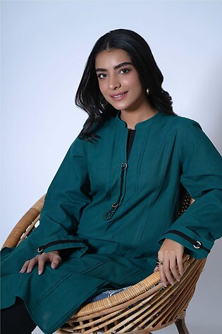 Zeen By Cambridge Woven Ethnic Casual 1 Piece Stitched Shirt For Women Cambric Wa13136 - 923222