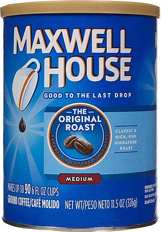 Maxwell House Medium Roast Ground Coffee 326gm