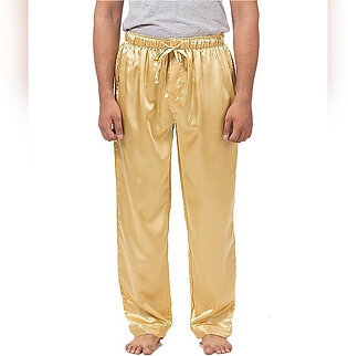 Golden Polyester Pajama For Men - MPAJ06 GD