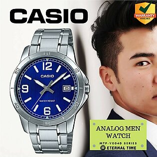 Casio - MTP-V004D-2BUDF - Stainless Steel Wrist Watch for Men