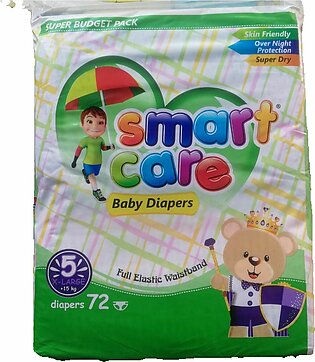 Smart Care Baby Diaper (size 5no Xl +15kg) 72-pcs Pack