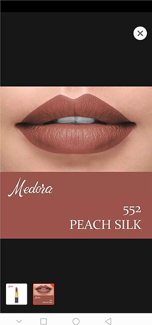Med Of London Peach Silk Matte Lipstick 552