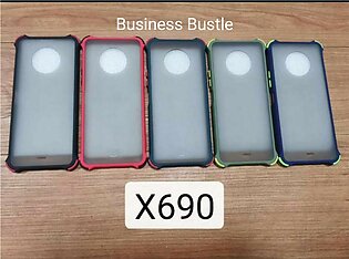 infinix Note 7 (X690) hard pc transparent matte shockproof protective back cover