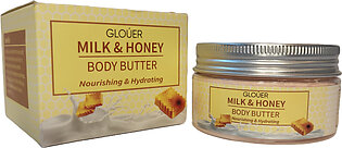 Glouer Milk And Honey Body Butter Moisturizing Lotion Body Moisturizer Spf 15 (men & Women) Light Weight Hydration & Glo