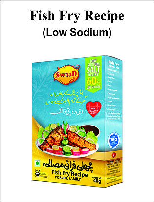 Low Sodium Fish Fry Masala Recipe 40gm - SwaaD