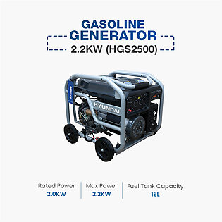 Hyundai Petrol Generator 2.2 Kva - Hgs2500 – Korean Brand