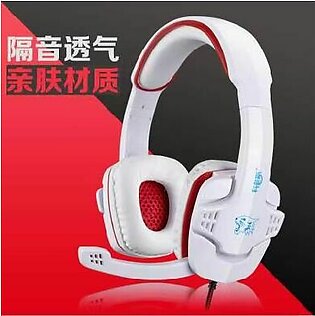 Letton G517 Gaming Headset Surround Sound Wired Game Headphone Headset With Noise Reduction Mic For Pc Game(white)