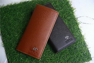 Leather Long Wallet For Men Slim Money Mobile Wallet Card Holder ( 3 Designs)