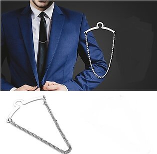 New Design - Men Tie Chain - Silver