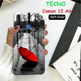 Tecno Camon 12 Air Back Cover Case - Rain Soft Case Cover For Tecno Camon 12 Air