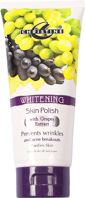 Christine Whitening Skin Polish Tube (Grapes Extracts)