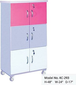 Textured Coloured Kitchen Cabinet