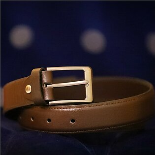 Empiron Fine Casual Leather Men Belt Thick Alloy Prong Buckle Work Dress Belt For Men Eb06
