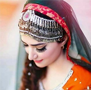Afghan Royal Matha Patti for Girls wedding, parties Pashtoon sindhi Antique Jewellery for Women, Stylish and Classy
