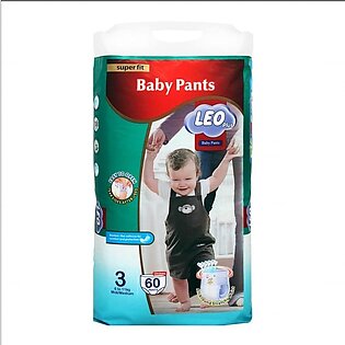 LEO Plus Baby Pants - Medium Size 3 - 60pcs - Mega Pack