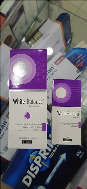 White Balance Facewash 100 Ml Plus Cream 20g