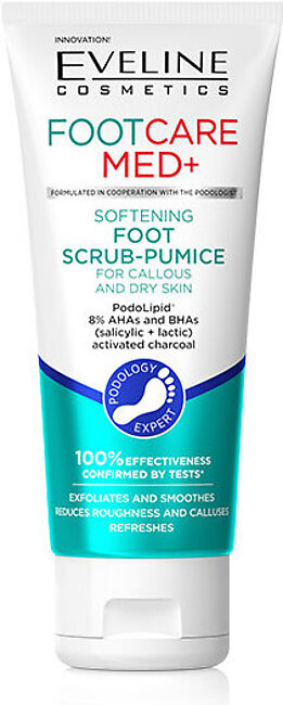 Eveline Foot Care Med+ Softening Foot Scrub ( For Callous & Dry Skin)