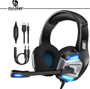 Ovleng Pro OV-P6 Gaming Headphone For Mobile PC PS4 4D Shocking Bass Noise Cancelling Digital Mic