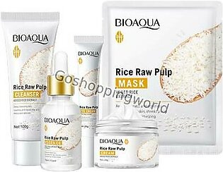 BIOAQUA Moisturizing Rice extract Skin Care Series - 5 in1