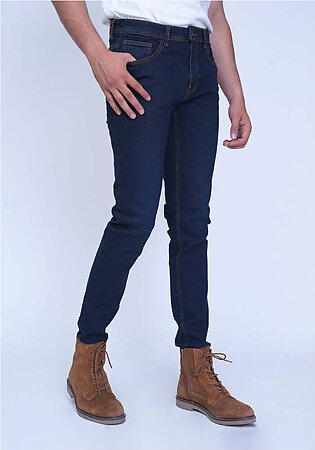 Focus | Faded Dark Blue Denim Pant |jeans For Men