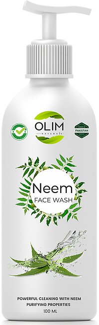 OLIM NATURALS - Neem Face Wash 100 ML Flawless White Anti Acne Wrinkle Skin Care