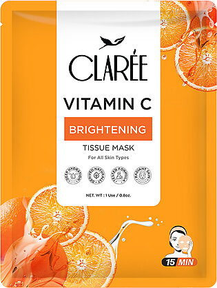 Herbion Naturals Claree Vitamin C Brightening Tissue Mask