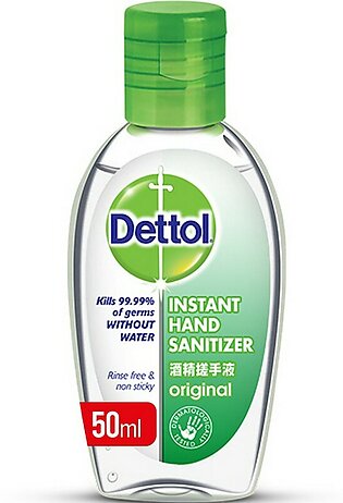 Dettol Hand Sanitizer Antibacterial Germ Protection Original 50ml