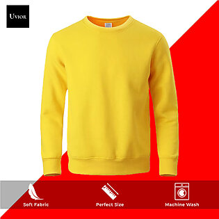 Sweatshirt Cotton Fleece Article For Men & Women Sweatshirt Fleece Plain