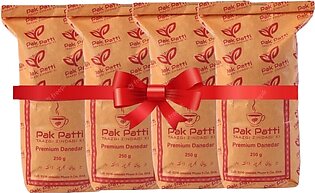 Bundle Of 4 Pak Patti Premium Danedar 250g (brown Packing)