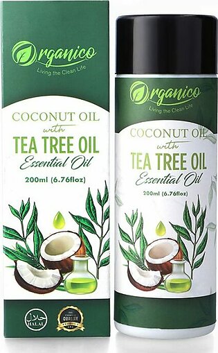 Organico - Coconut Oil With Tea Tree 200-ml