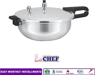 Chef Pressure Cooker Karahi Aluminium 2 In 1 11 Liter