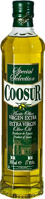 Coosur - Extra Virgin Olive Oil 500ml Glass Bottle - Spanish