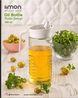 Limon Glass Oil Bottle 550ml Ms