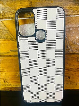 Infinix Hot 10 Play Fashion Texture Grid Leather Back Cover