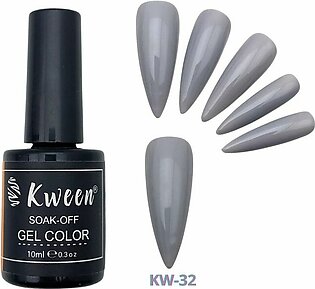 Kween Grey Uv/led Soak Off Gel Nail Polish Long Lasting Professional Gel Polish