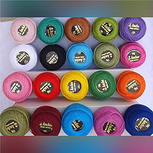 Pack Of 20 Mix Color Stranded Cotton - Embroidery Thread