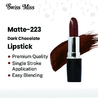 Swiss Miss Lipstick Dark Chocolate (MATTE-223)