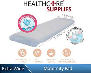 Healthcare Maternity Pad - Size 3.9 In X 11.8 In - Heavy Flow Sap - 12/24/36 Pads