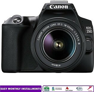 Canon Eos 250d Dslr Camera With 18-55mm Iii Lens